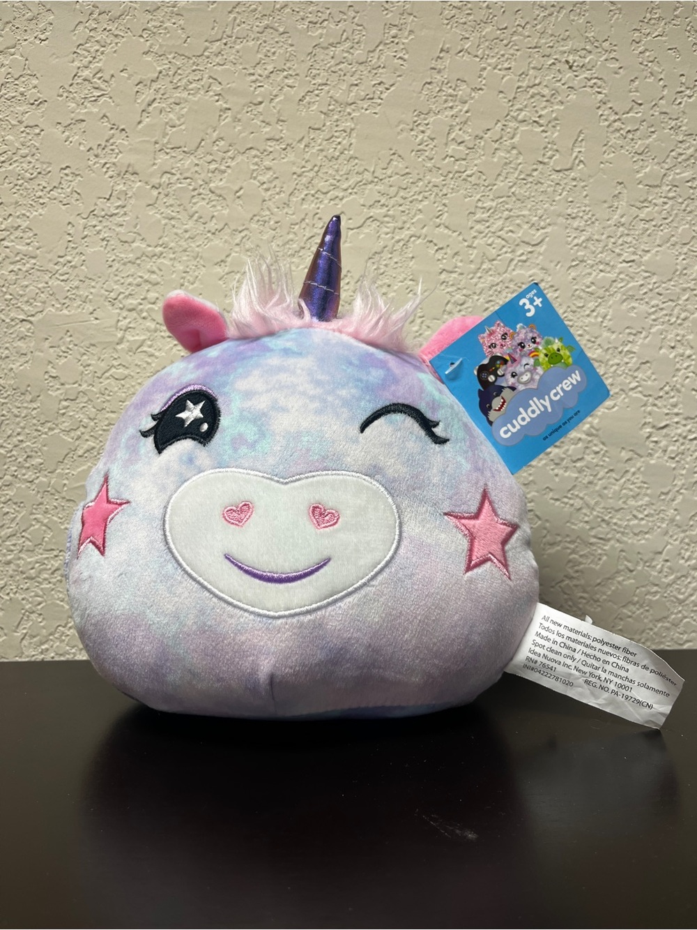 Purple Pastel Unicorn Plush - Soft Squishy Stuffed Toy